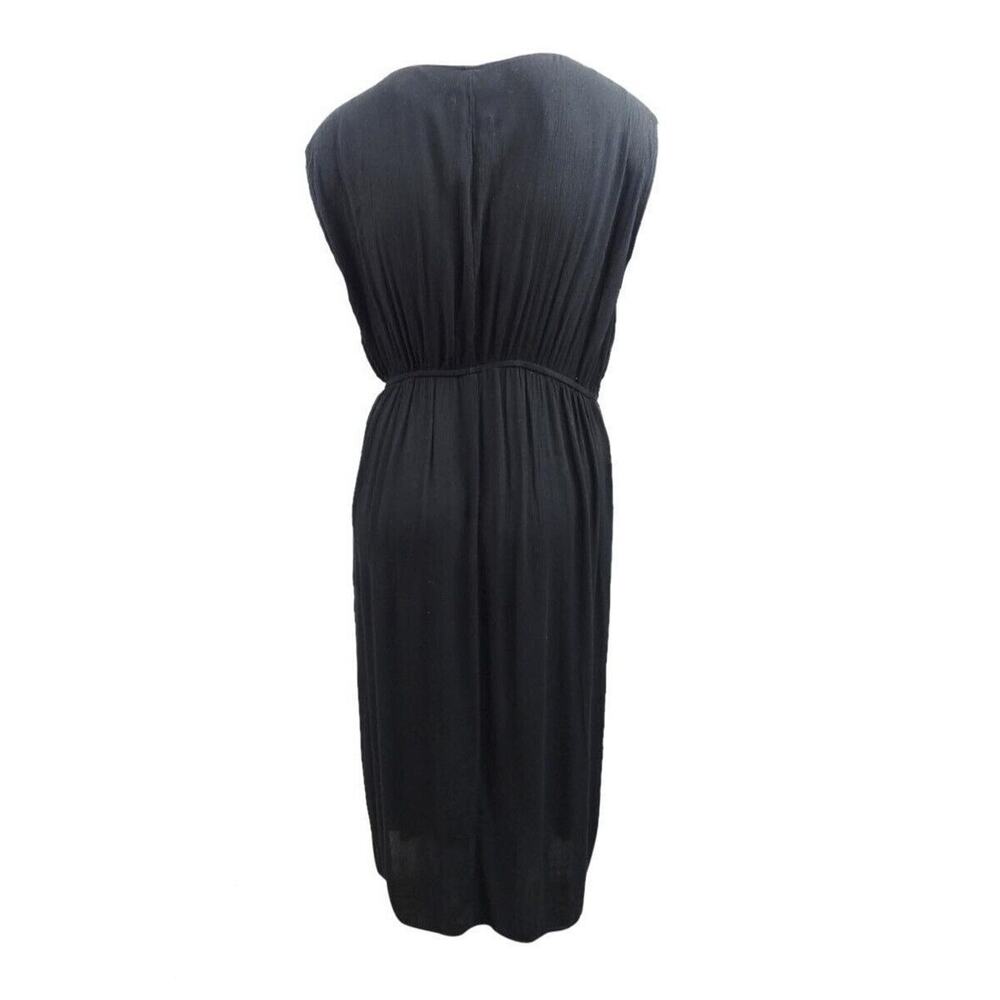 Raviya Women's Black Sleeveless Front Slit Swim Maxi Dress Cover Up Size 2X NWT - Picture 4 of 4